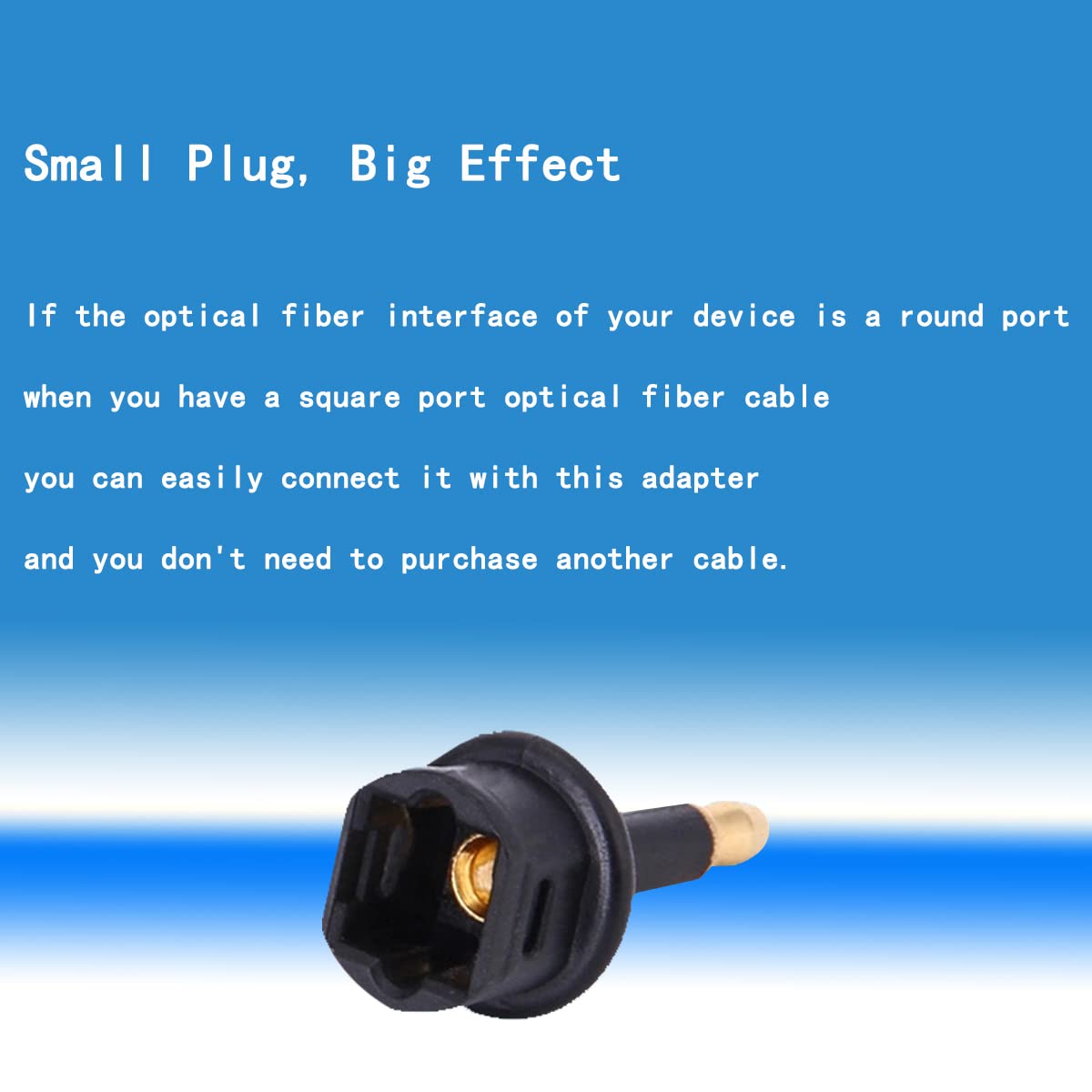 rgzhihuifz Digital Fiber Optic Toslink to 3.5mm Jack,Female to 3.5 mm Mini Male Optical Audio Connector Adapter?3pack?