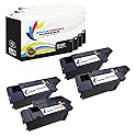Smart Print Supplies Compatible Toner Cartridge Replacement for Dell E525W Printers (Black, Cyan, Magenta, Yellow) - 4 Pack