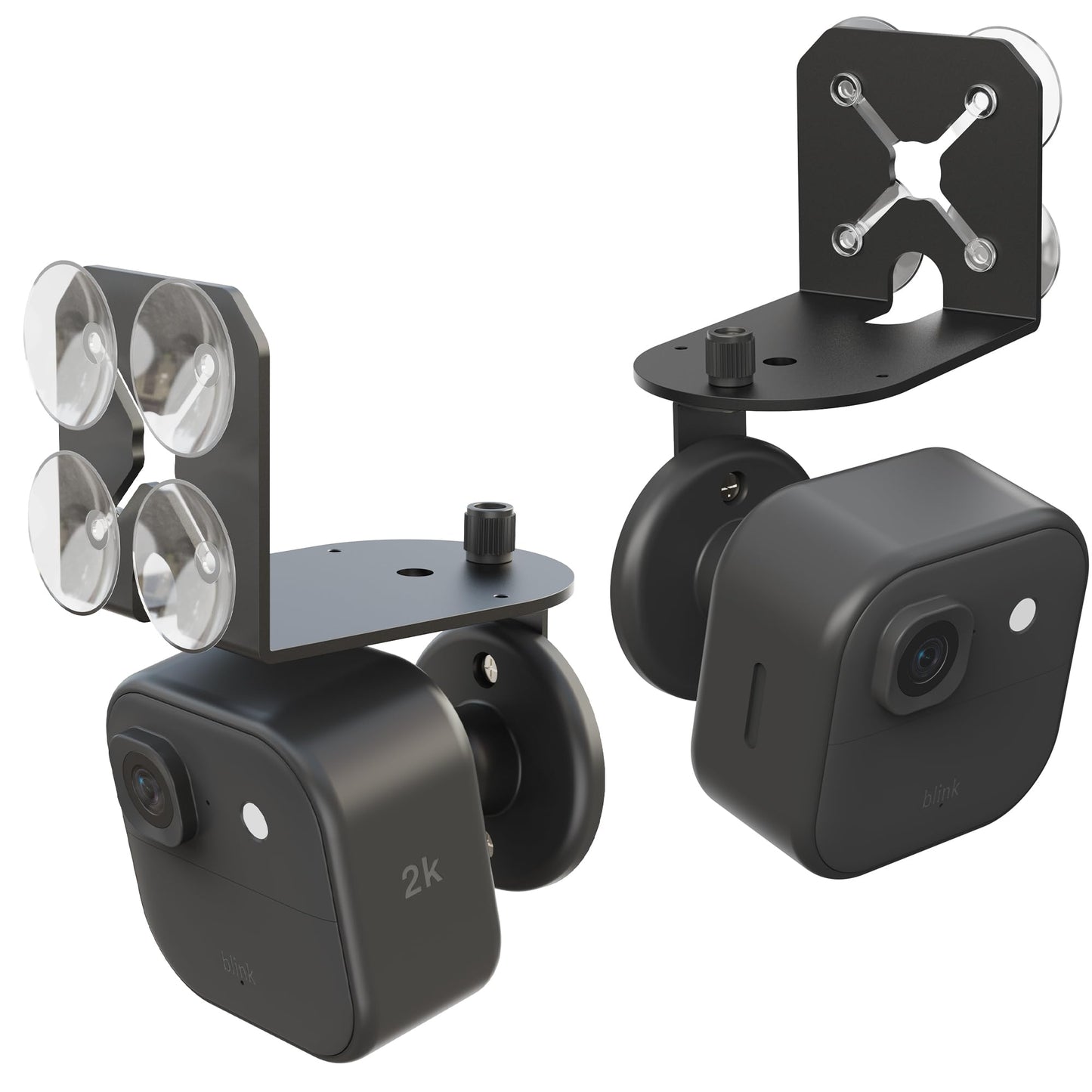 2-in-1 Metal Camera Mount for Blink Outdoor 4 & Blink Mini, ?2026 Upgrade Big Suction with 360° Adjustable Bracket, Window Suction or Screw Wall