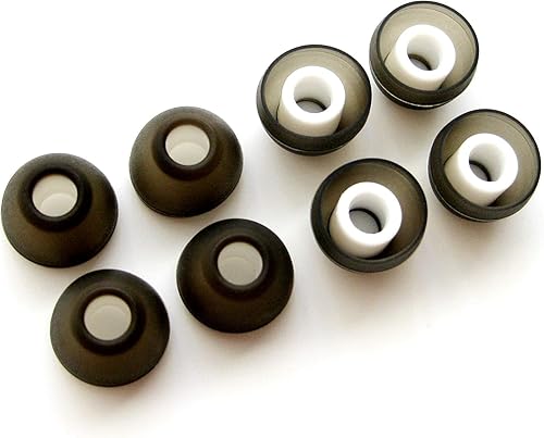 8pcs Eartips Compatible with LG Tone Free HBS-FN7 HBS-FN6 HBS-FN4 True Wireless Earphones - Medium Ergonomical Comfort Replacement Set Earbuds