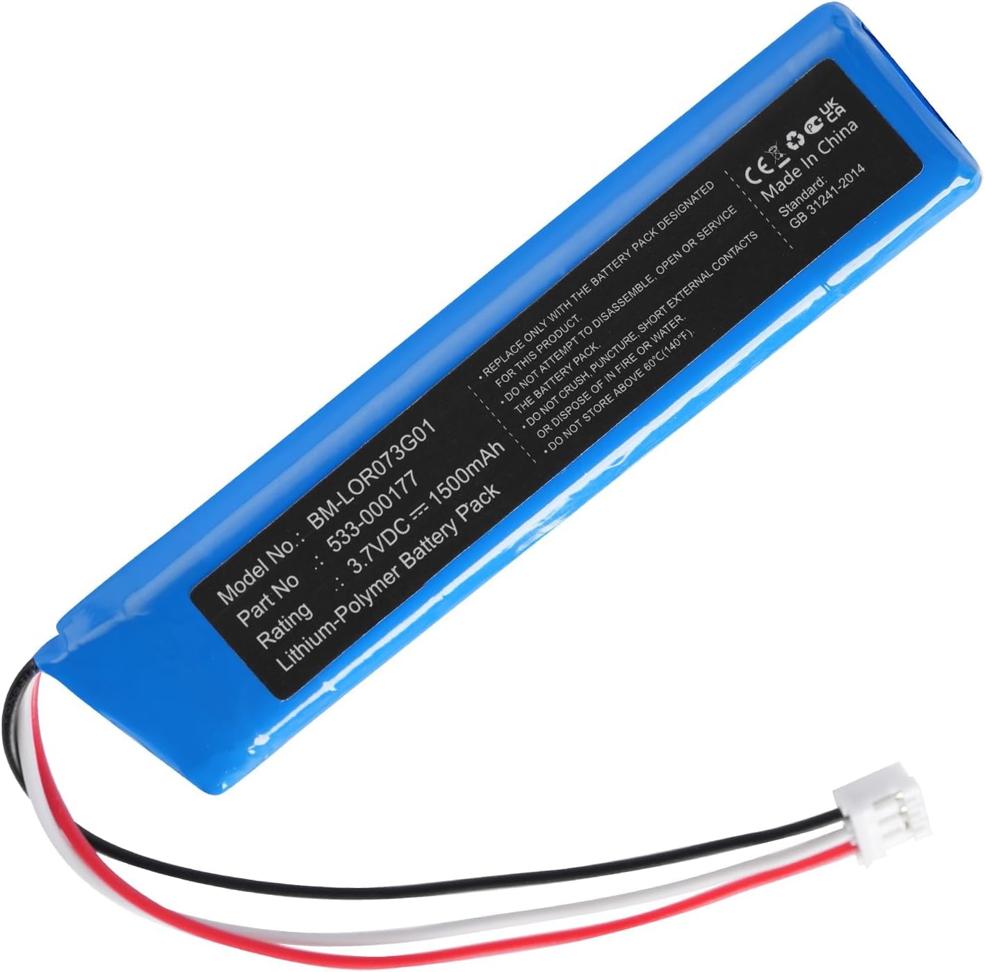 Estry 1500mAh Battery Replacement for MX Keys S Wireless Keyboard, YR0073 MX Keys 533-000177