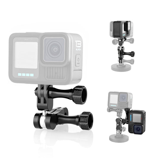 Forevercam Aluminum Extension Mount for Gopro Hero 13 12 11 10 9 8 DJI Osmo Insta360 AKASO and Other Action Camera 360° Rotary Extension Arm Ball