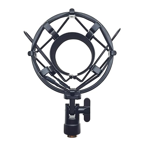 SYCZIOHU Universal Aluminum Alloy Mic Stand Shock Mount for 45-50mm Microphone