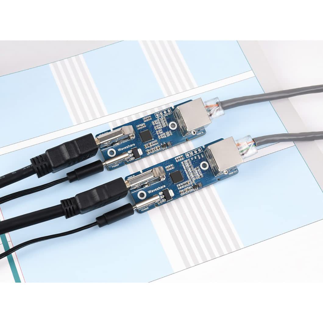 HDMI Signal Extender 1080P High-Definition & Lossless Transmission Up to 50m Long Transmission Distance Via CAT-5E/6 Network Cable