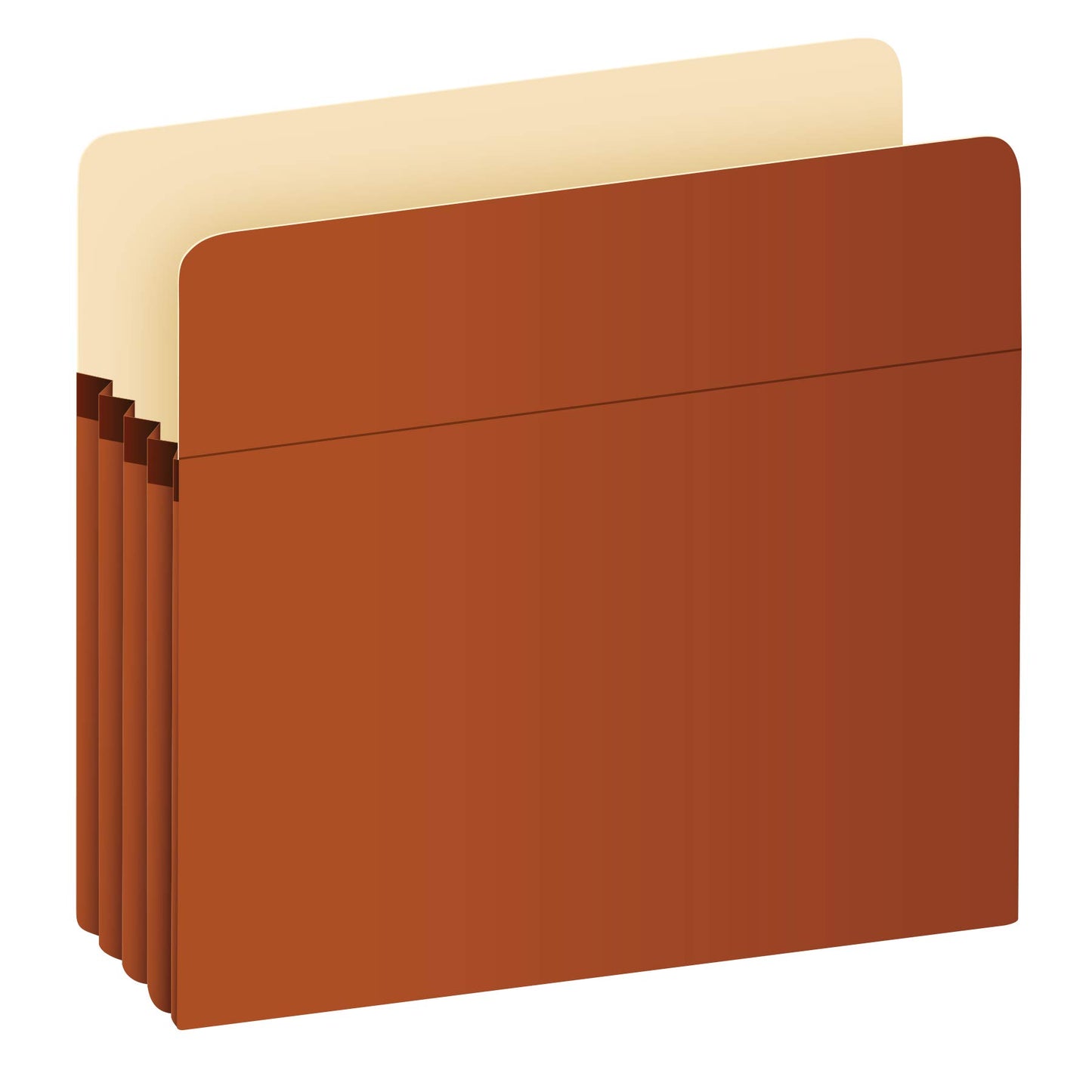 Pendaflex Expanding File Pockets, File Organizers for School, Home or Office, Letter Size, Redrope, 3.5" Expansion, Reinforced with DuPont™ Tyvek®