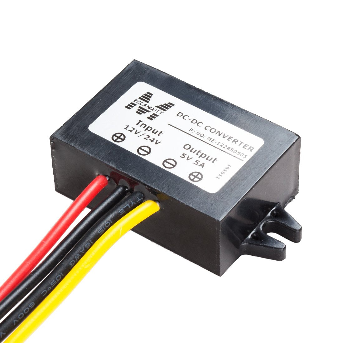 uxcell Waterproof Voltage Converter Regulator DC/DC DC 12V/24V to DC 5V 5A 25W Power Buck Transformer
