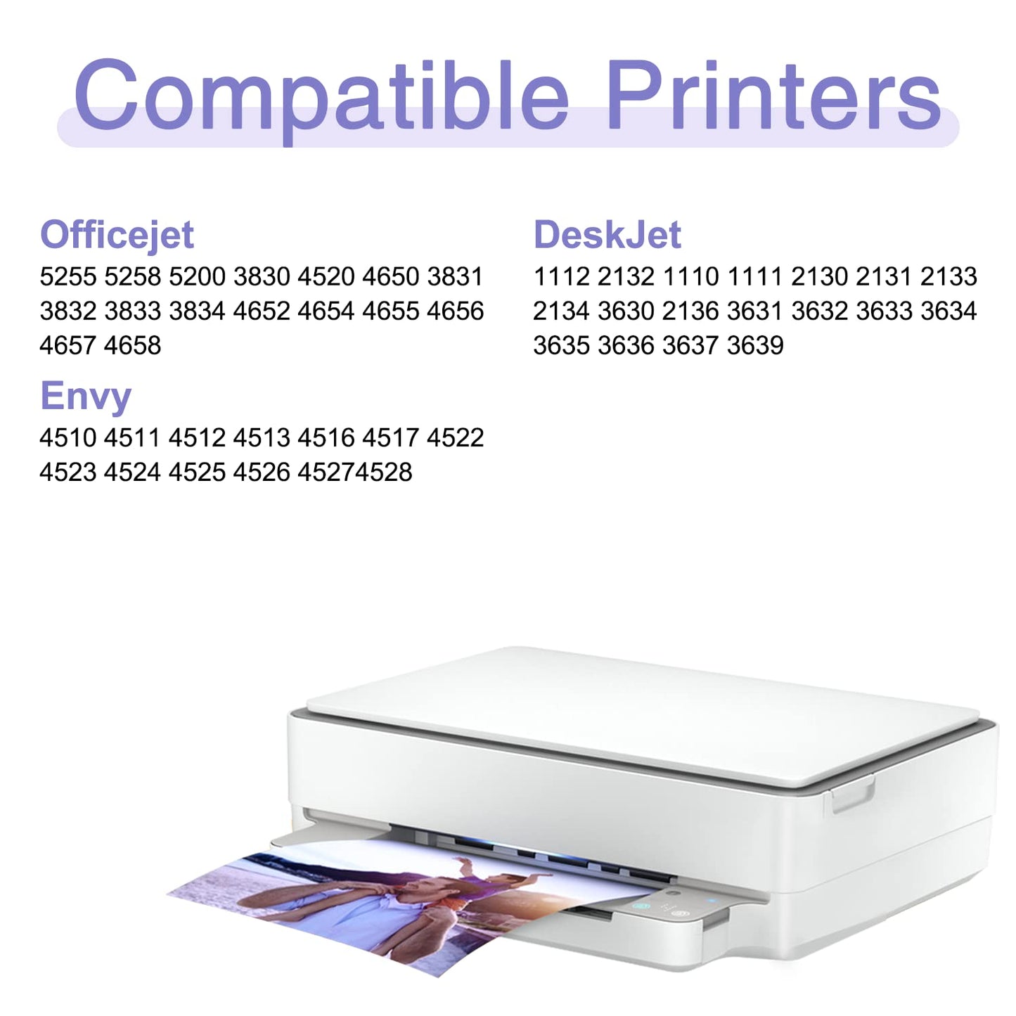 RETCH Remanufactured Ink Cartridge Replacement for HP 63 Ink 63XL Compatible with OfficeJet 3830 5255 5258 Envy 4520 4512 4513 4516 DeskJet 1112 1110