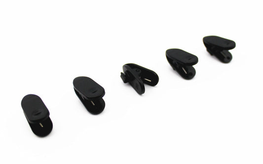 JK MIC-J Lapel Microphone Lavalier Microphone Headworn Microphone Clips Plastic Version X 5PCS