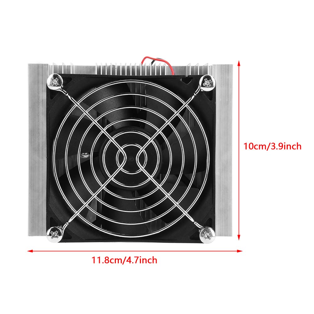 Semiconductor Refrigeration Thermoelectric Peltier Cold Plate Cooler with Fan for Making Small Fridge