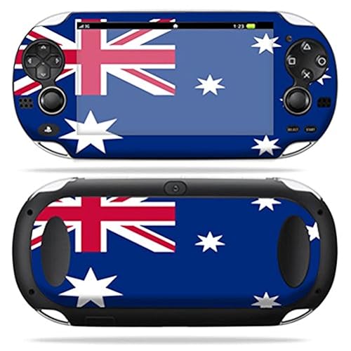 MightySkins Skin Compatible with PS Vita PSVITA Playstation Vita Portable wrap Sticker Skins Australian Flag