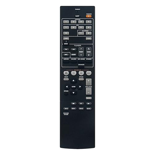 NTQinParts Replacement Remote Control Controller for Yamah RX-V375 5.1 Natural Sound HDMI AV Home Theater Stereo Receiver