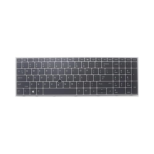 New Backlit Laptop Keyboard Replacement for HP ZBOOK 15 G5 G6 17 G5 G6 US Keyboard with Point L29635-001 L12765-001 L28407-001.