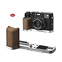 BRDRC Handle Grip for FUJIFILM X100VI, L-Shape Grip Mount with 1/4 Screw Adapter & Arca Quick Release Plate & Shutter Button for Fuji X100VI Camera