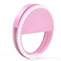 TALK WORKS Selfie Ring Light Compatible w/iPhone 15/15 Pro/15 Pro Max, 14/14 Plus/14 Pro/14 Pro Max, 13/Mini/Pro/Pro Max, Android, iPad, Laptop - Clip