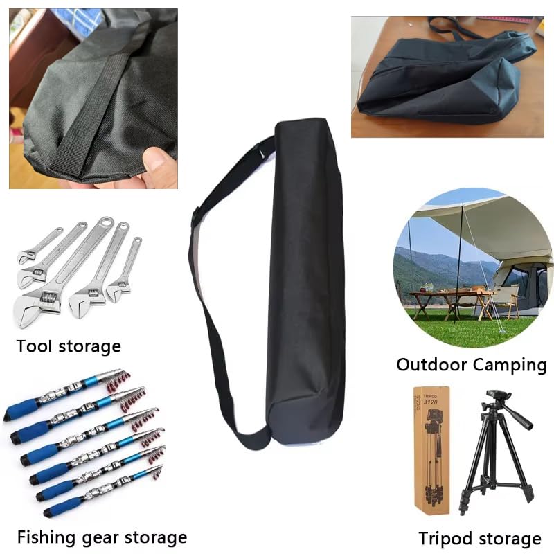 SquEqu Camera Tripod Carrying Case with Shoulder Strap 27 Inch Long Phone Tripod Bag for Microphone Stand Floor Boom Arm Mic Stand Sheet Music Stand