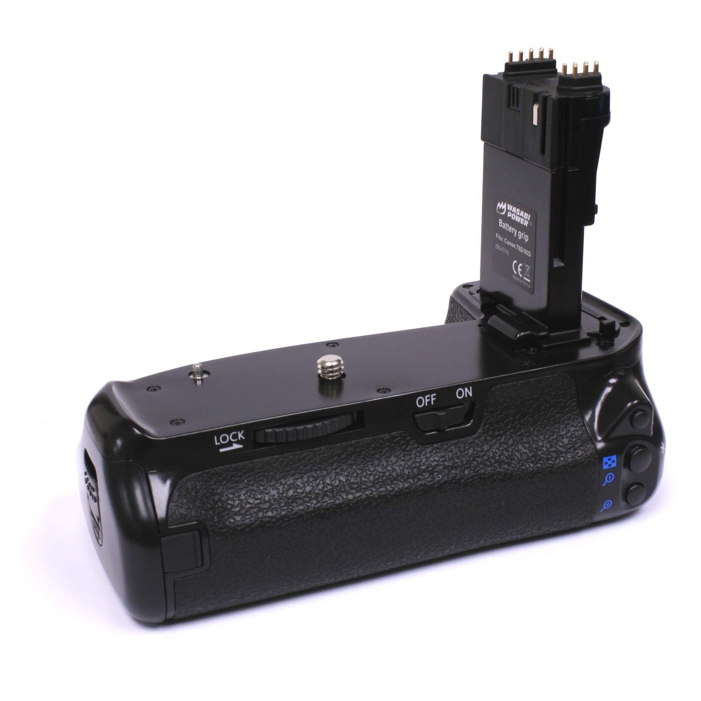 Wasabi Power Battery Grip for Canon EOS 70D, 80D, 90D (with Remote)
