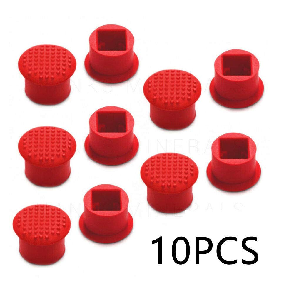 Zahara TrackPoint Keyboard Mouse Red Cap Soft Dome Laptop Pointer Replacement for Lenovo Thinkpad IBM T410 T420 T430 T510 T520 X61 / E420 E430 E520 /