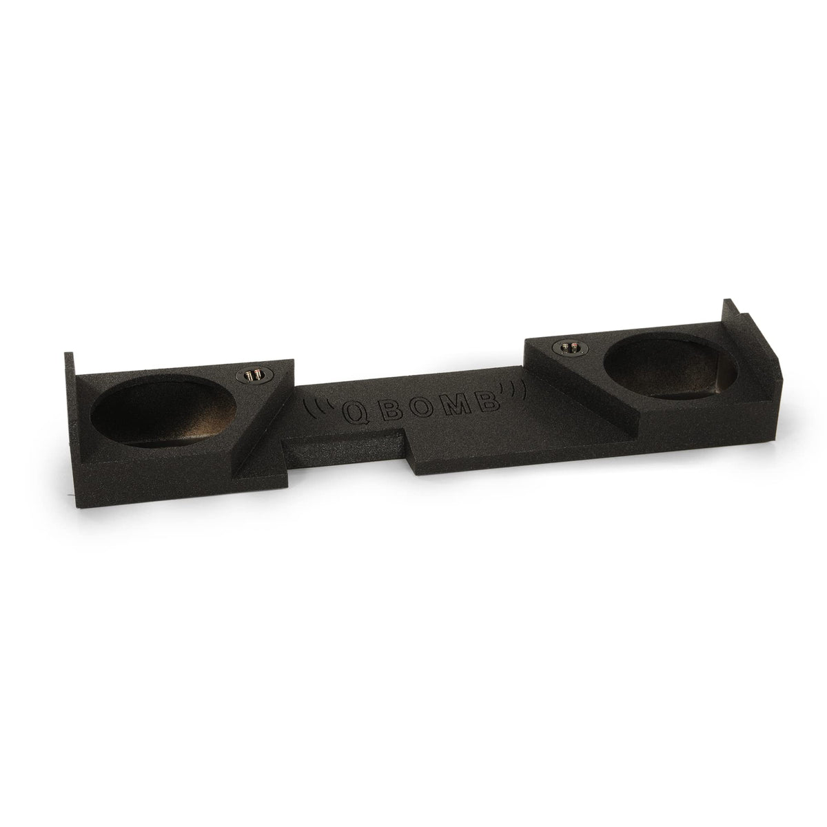 QPower Dual 10" Underseat Downfire Subwoofer Box for Chevy/GMC Double Cab