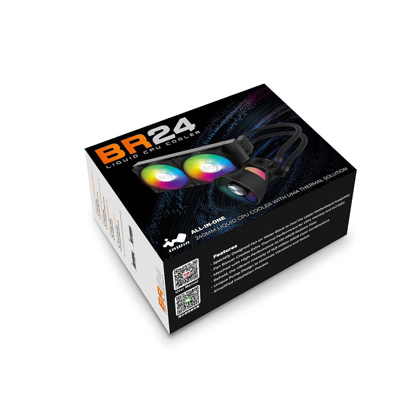 in Win BR24 240mm AIO with UMA Cooling Design