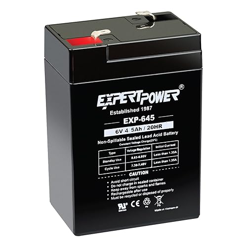 ExpertPower 6 Volt 4.5 Amp Rechargeable Battery (EXP645)