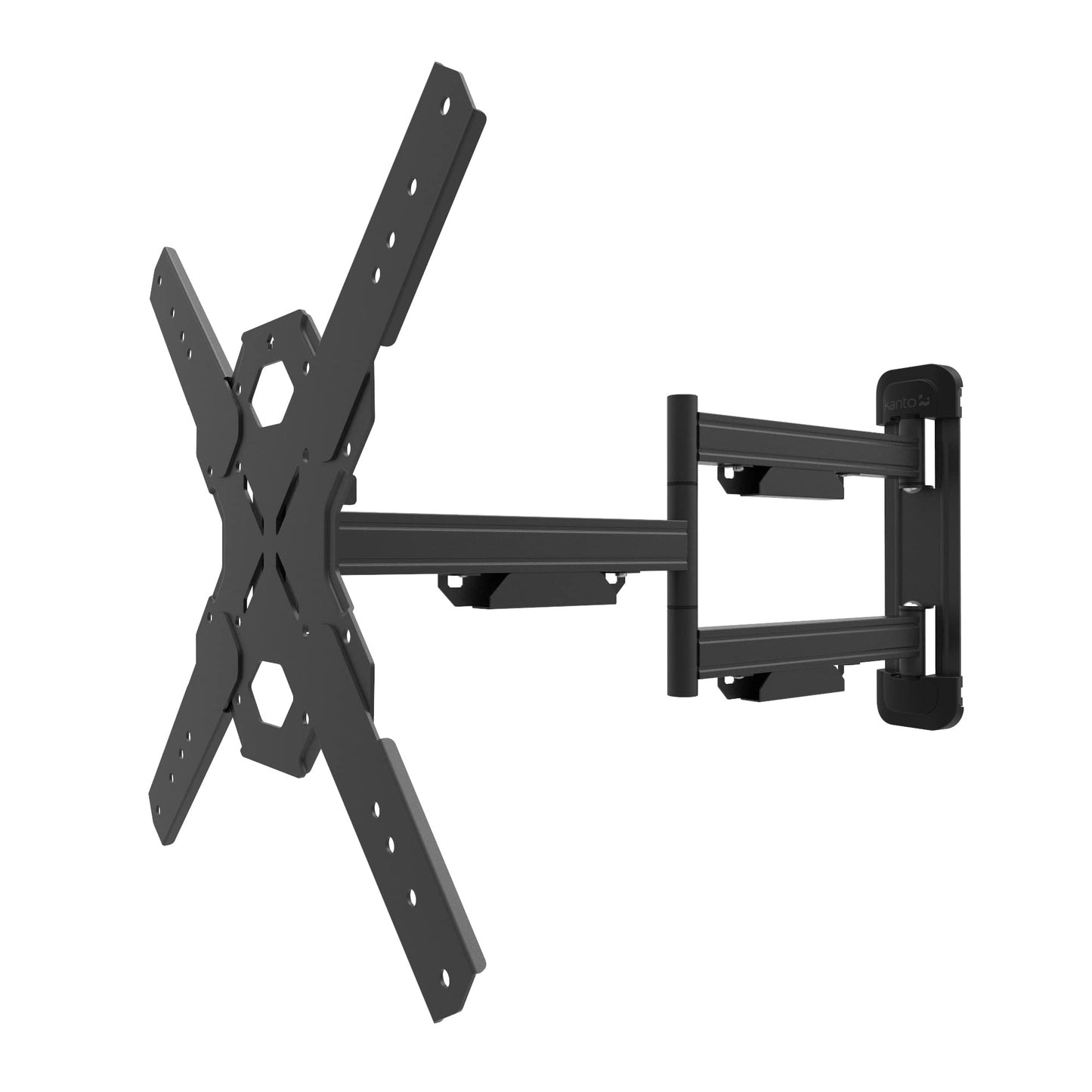 Kanto PS400SG Stainless Steel Outdoor Full Motion TV Mount for 30" to 70" TVs Up to 88 lb | Stainless Steel Arms | Integrated Cable Management | Low
