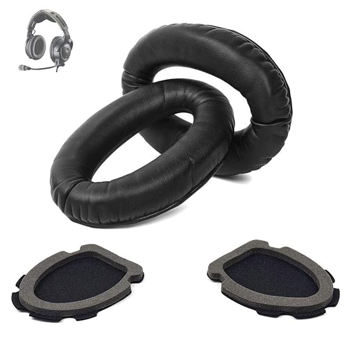 A20 Headset Replacement Ear Pads Ear Cushions Kit Compatible with Bose Aviation Headset X A10 A20 Headphone Ear Cups Ear Cover Earpads Repair Parts