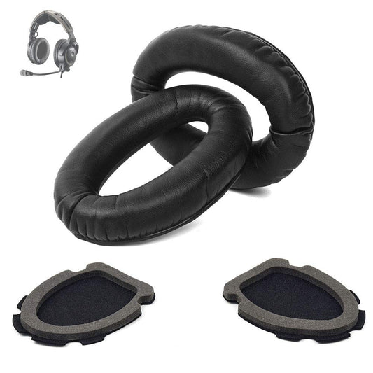 A20 Headset Replacement Ear Pads Ear Cushions Kit Compatible with Bose Aviation Headset X A10 A20 Headphone Ear Cups Ear Cover Earpads Repair Parts