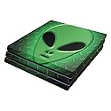 MightySkins Skin Compatible with Sony PS4 Pro Console - Alien Invasion | Protective, Durable, and Unique Vinyl Decal wrap Cover | Easy to Apply