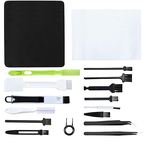 Computer Cleaning Kit, Keyboard Cleaning Brush with Carry Bag 20 in 1 Anti Static Brush for Computer Car Player Printer Camera Cleaning Brush Kit