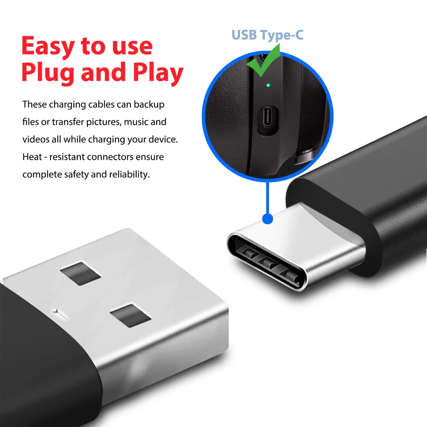 5V 2A Massage Gun Charger - USB C Power Cord Compatible for Sportnear Mini, Renpho Mini, Bob and Brad T2 C2 Q2, Medcursor MG05, Youdgee M15, Reflux