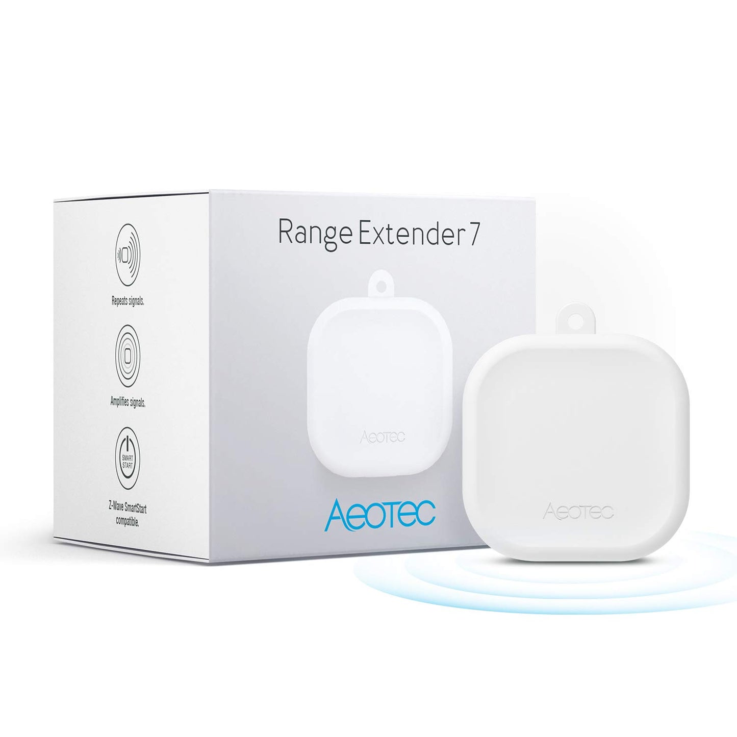 Z-Wave Hub Range Extender - Aeotec Range Extender 7 - Improves Performance and Range of Your Z-Wave Hub - SmartThings, Hubitat, Alarm.com, Ring