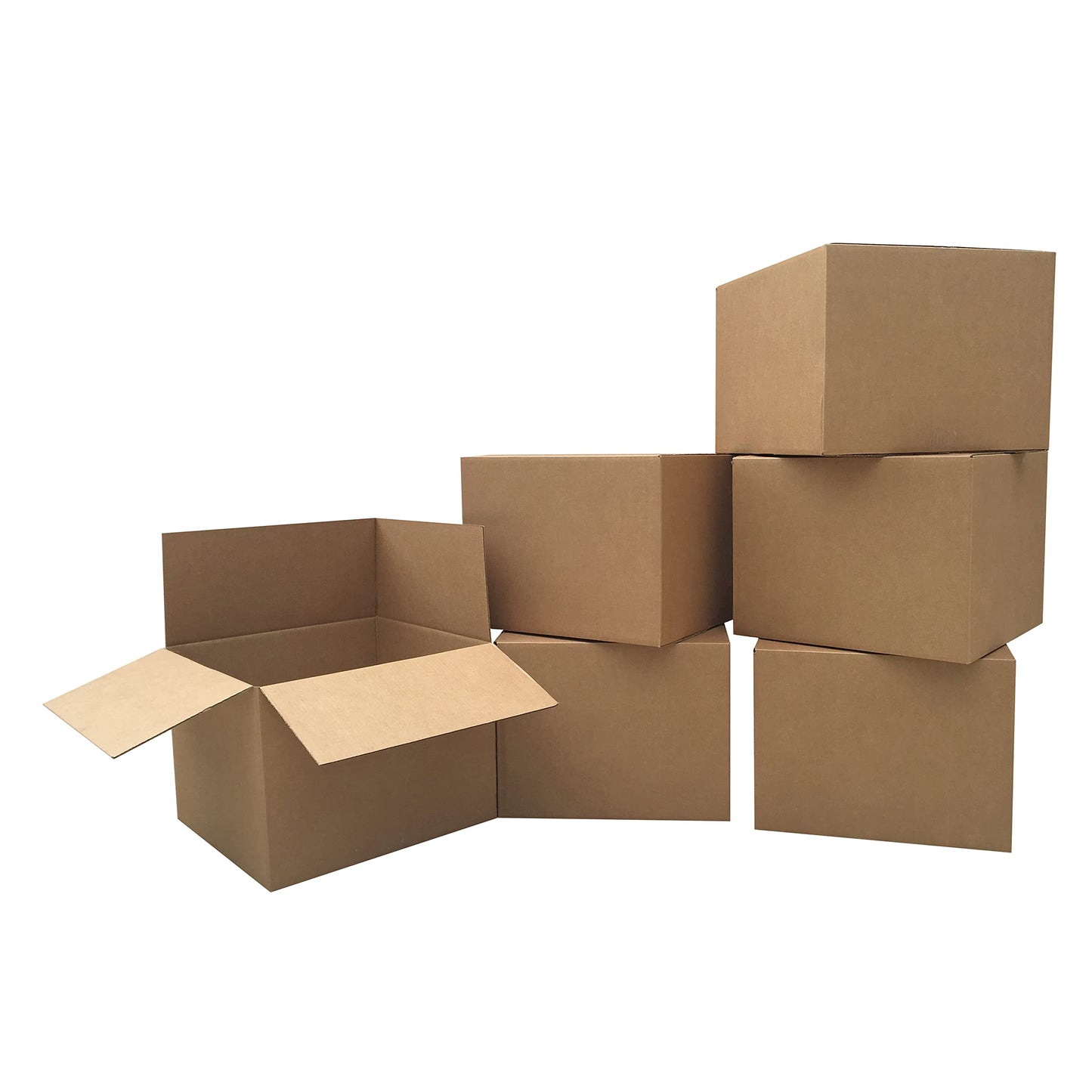 UBMOVE Large Moving Boxes 20'' x 20'' x 15'' (Pack of 6), Corrugated Cardboard Boxes for Packing, Shipping & Moving