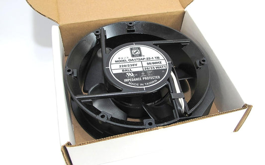 ORIAN FANS 172x51mm 220VAC 35W Ball 235CFM Terminal Computer Fan for Desktop, Graphic Cards, Gaming Console