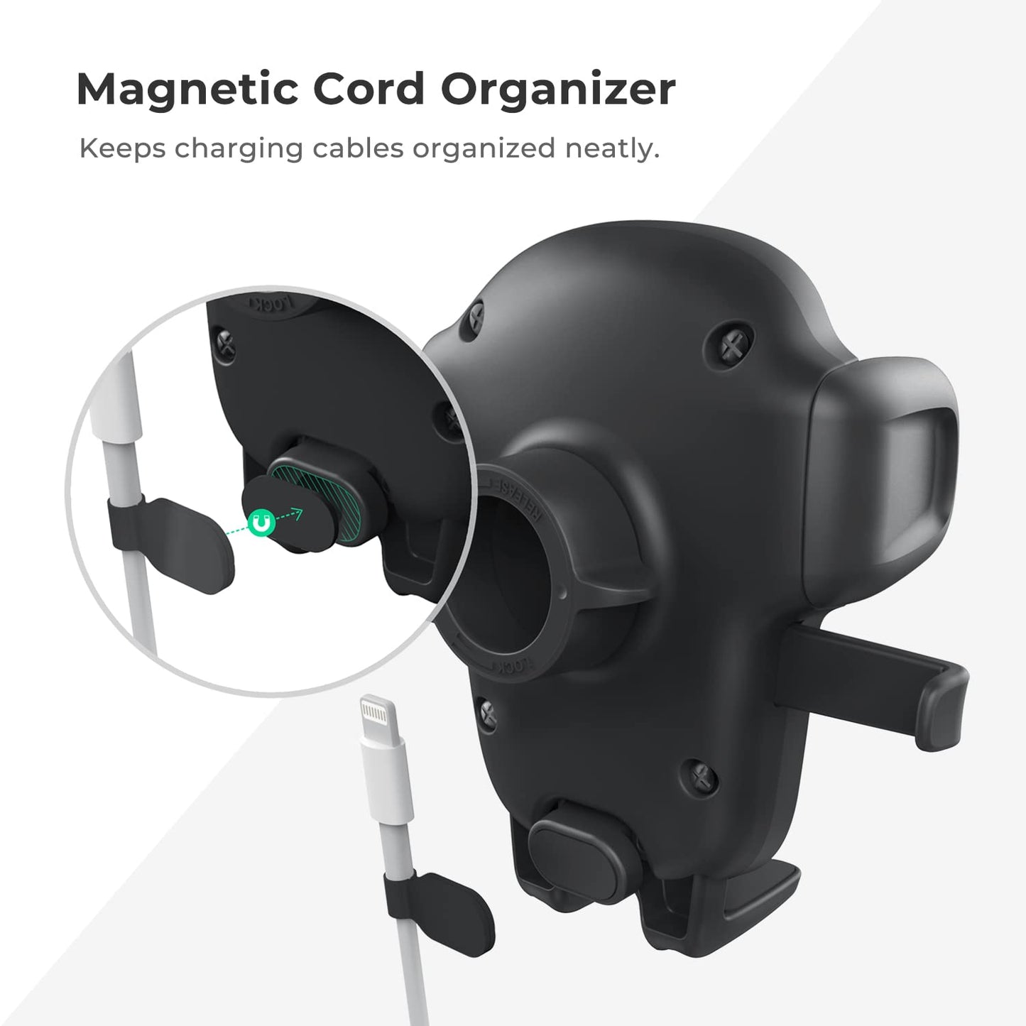 iOttie Easy One Touch Signature Air Vent & Flush Mount Combo - Universal Car Mount Phone Holder for iPhone, Google, Samsung, Moto, LG, and all other
