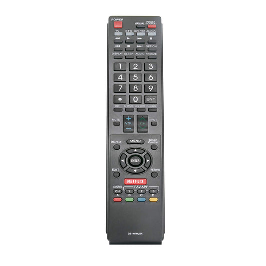 New GB118WJSA Replaced Remote Control Fit for Sharp LED HDTV LC-60EQ30U LC-60EQ10U LC-60LE660U LC-60SQ10 LC-60SQ17 LC-60SQ17U LC-60TQ15U LC-70EQ10U