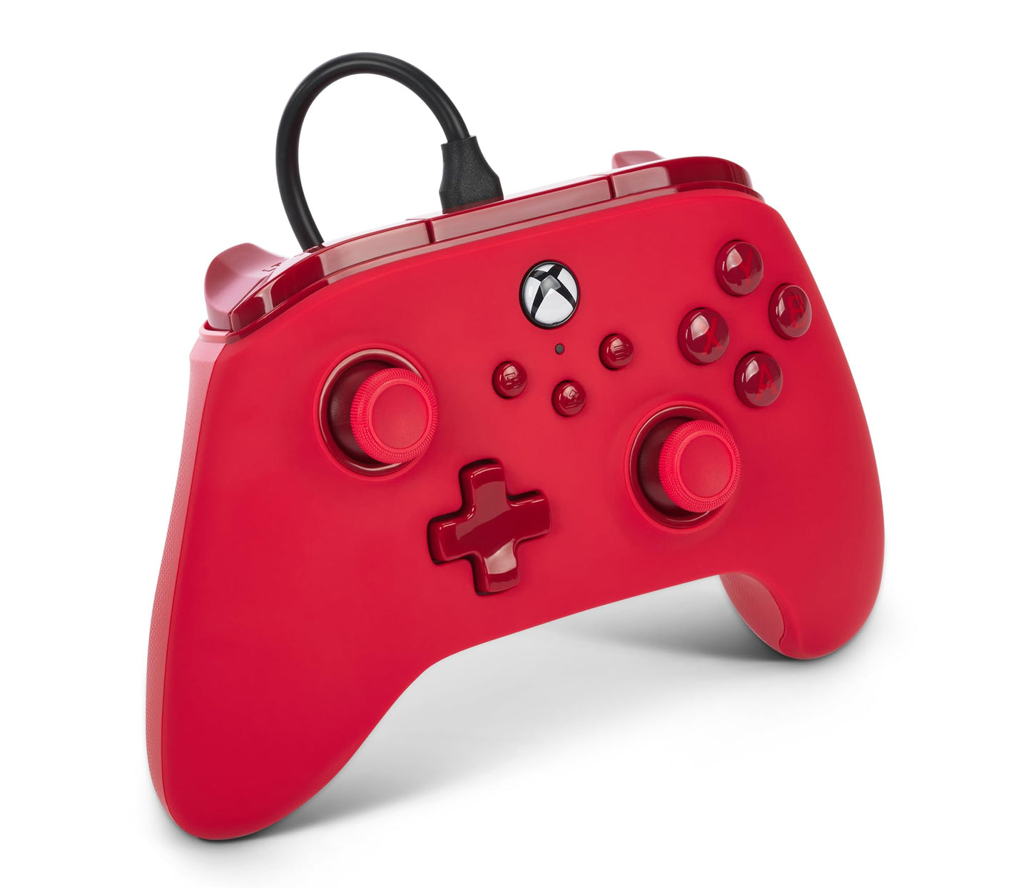 PowerA Advantage Wired Controller for Xbox Series X|S - Red, Xbox Controller with Detachable 10ft USB-C Cable, Mappable Buttons, Trigger Locks
