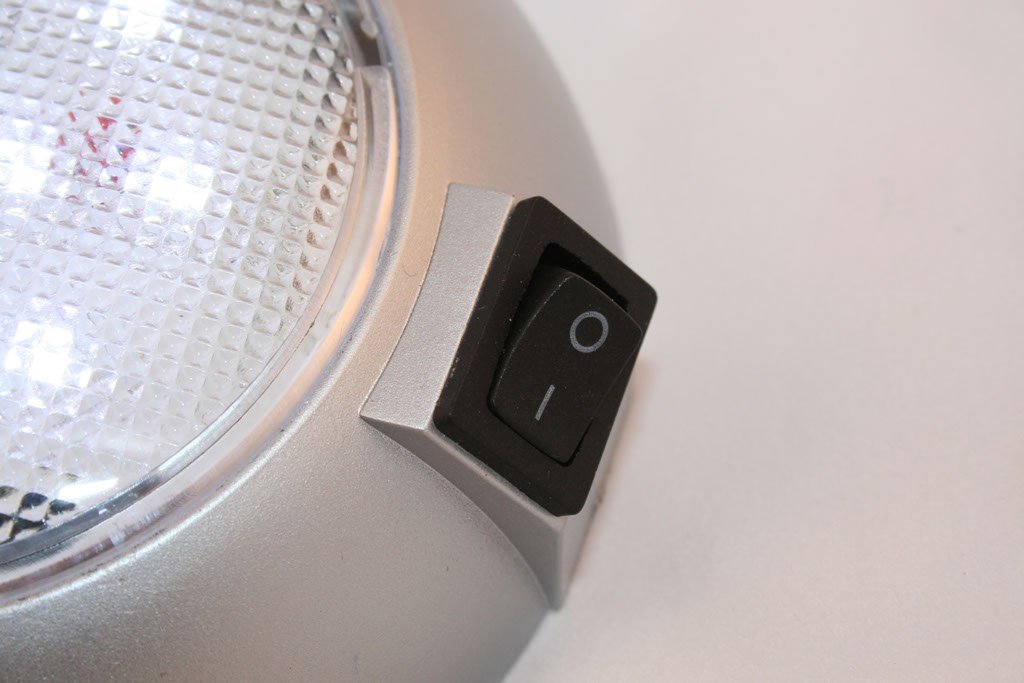 Battery Powered LED Dome Light - Magnetic or Fixed Mount - High Power White LED Downlight for Home, Auto, Truck, RV, Boat and Aircraft