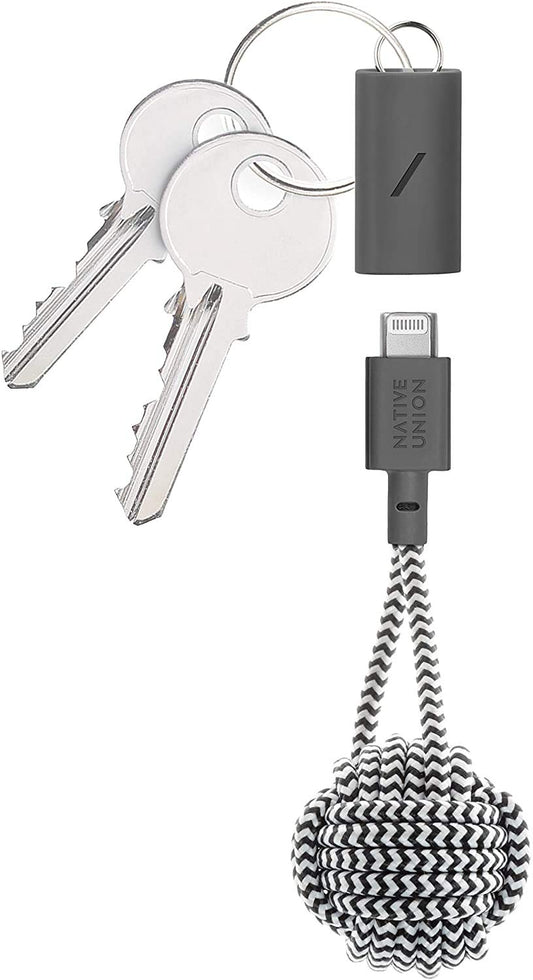 Native Union Key Cable - Ultra-Strong Reinforced [MFi Certified] Durable USB-C to Lightning High Speed Charging Cable with Key Fob Compatible…