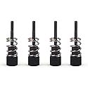 fosa 4pcs Replacement Aluminum M3 Installation Screws for Computer CPU Water Cooling Block for 1150 1151 1155 1156 (Black)