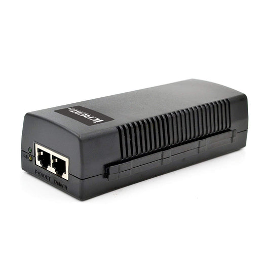60W Gigabit PoE++ Injector - 10/100/1000Mbps, RJ45 Shielded, IEEE 802.3af/at/BT Compliant, PoE Switch Powerline Network Adapter for High Power