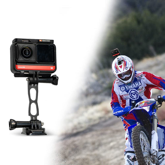 SUREWO Aluminum Alloy Extension Arm Mount 9 CM Metal Pole Helmet Stick Bike Mount Compatible with GoPro Hero 13/12/11/10/9/8/7,AKASO/Campark/DJI Osmo