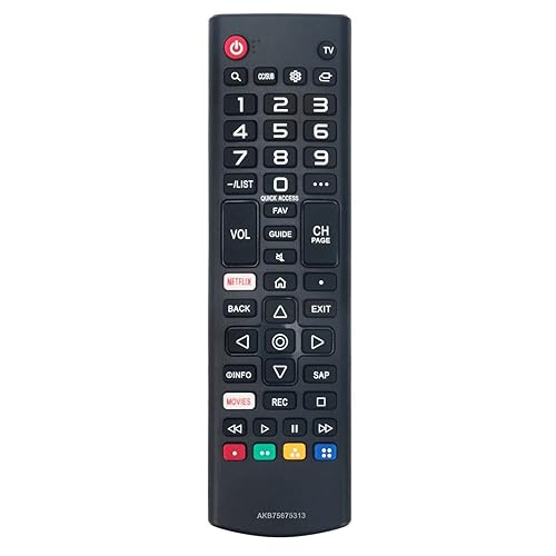 New AKB75675313 Replace Remote Compatible with L-G LED TV 43UM6900PUA 49UM6950DUB 55UM6910PUC