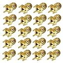 GDQLCNXB 20Pcs SMA Female PCB Panel Edge Mount Connector Straight Solder RF Coaxial Adapter