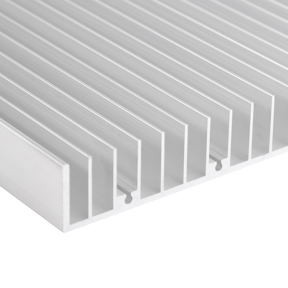 Aluminum Heatsink, Heat Sink Heat Cooling Cooler for High Power Led Light 300 × 140 × 20MM