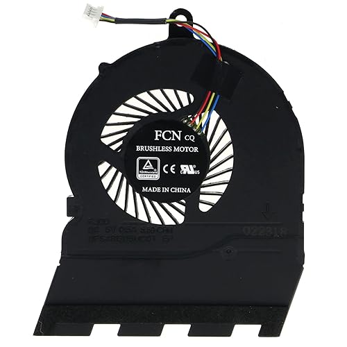 Replacement CPU Cooling Fan for Dell Inspiron 15-5565 15-5567 17-5767 P66F FN0565-A1033L2AL 0789DY 0MG81V