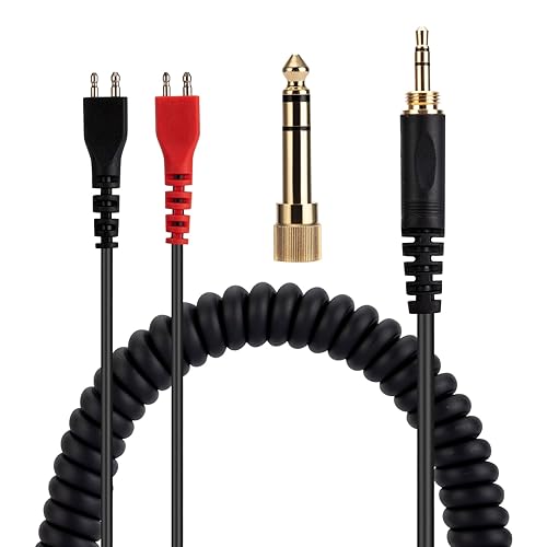 UNCLE LIGHT HD25 25sp 560 540 480 430 414 250 Replacement Audio Cable, Compatible with Sennheiser Headphones, 3.5mm (6.35mm) to 2.5mm Male Stereo…