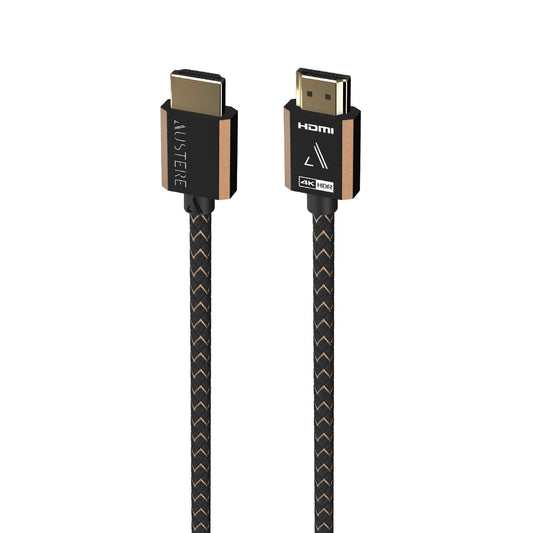 Austere III Series 4K HDMI Cable 1.5 meters \ 4K HDR, High Fidelity ARC, Pure Gold Contacts, aDesign Precision Connector Housing and WovenArmor Cable