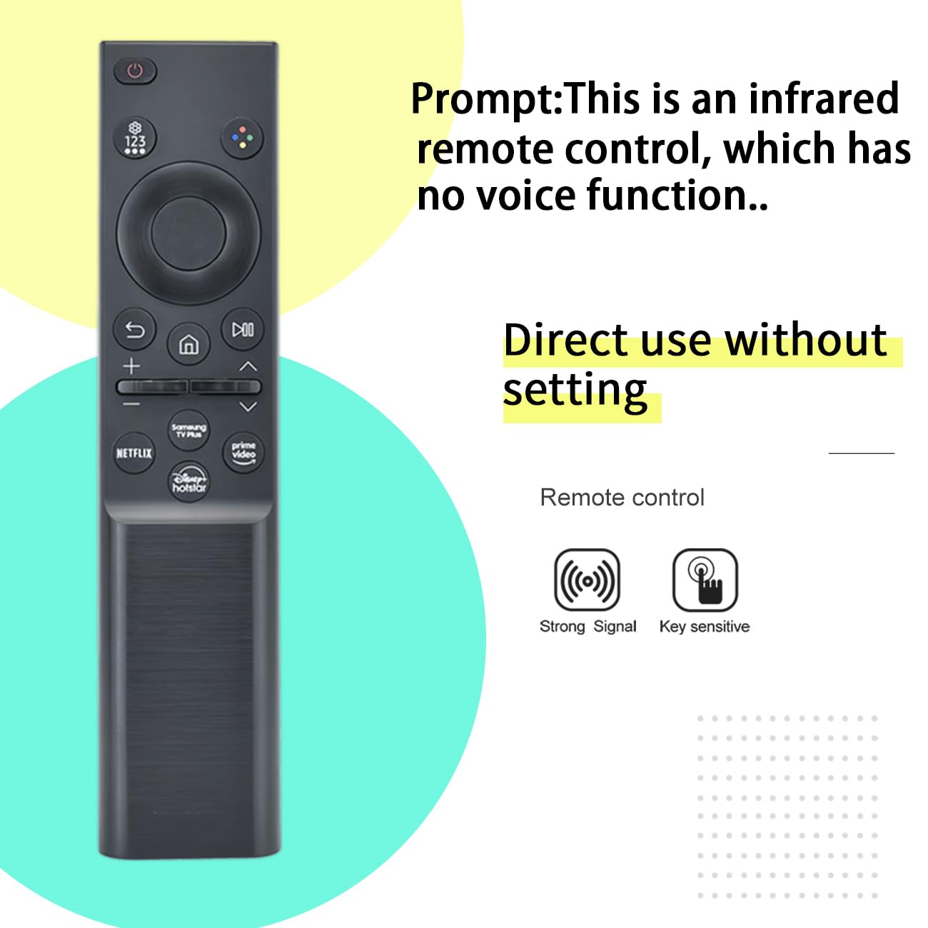 BN59-01388A Replacement Remote Control for Samsung QLED Crystal 4K Smart TV UN43CU7000 UN50CU7000 UN55CU7000 UN58CU7000 UN65CU7000 UN70CU7000