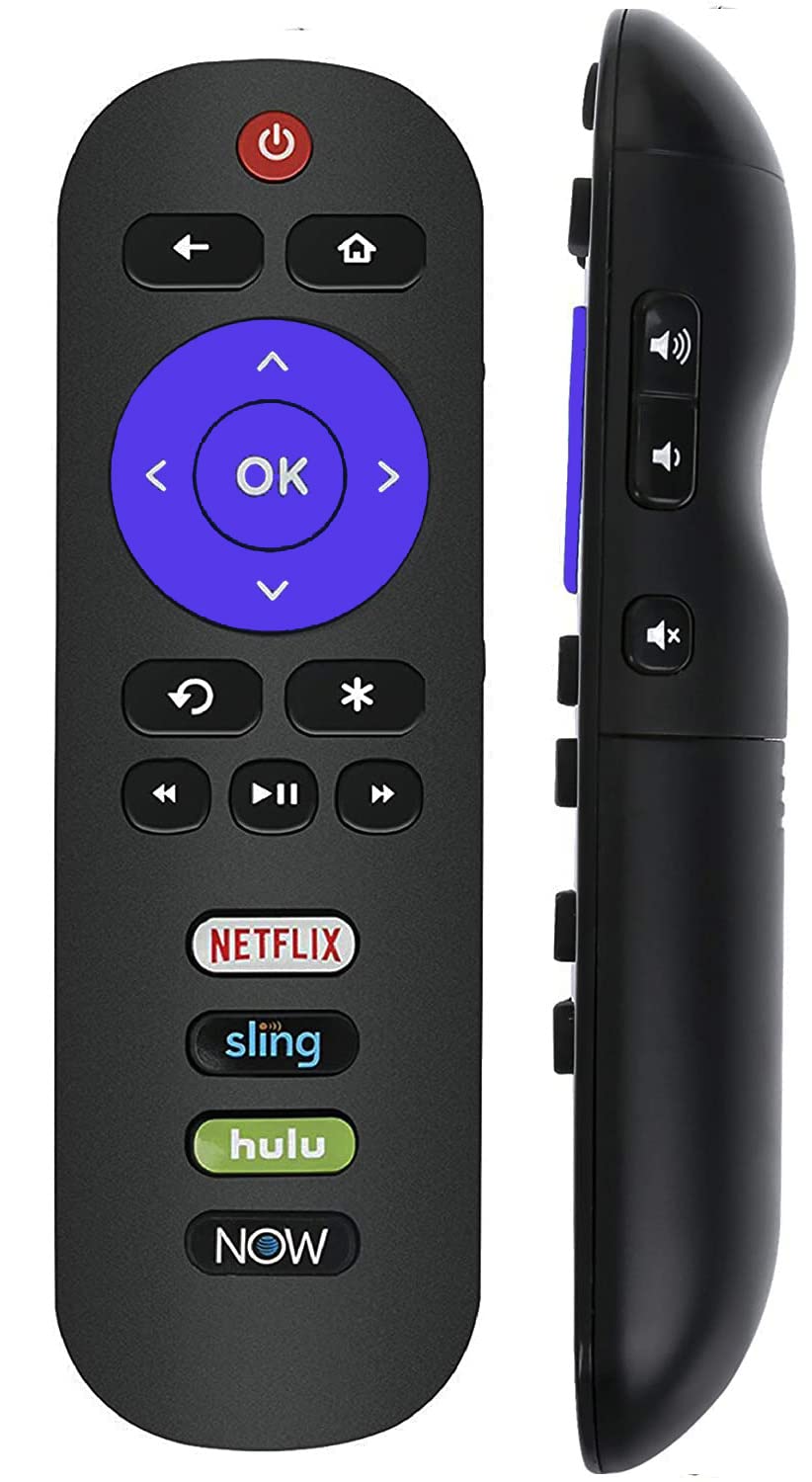 Universal Remote Control Compatible with All TCL Roku TV Remote (NO Setup Required)