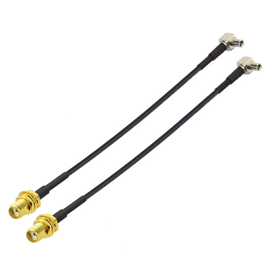 Bingfu 4G LTE Antenna Adapter TS9 Connector to SMA Female Coaxial Pigtail Cable 15cm 6 inch (2-Pack) Compatible with 4G LTE Mobile Broadband Modem